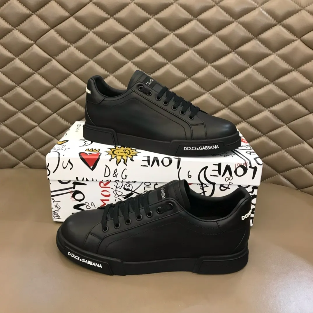 Men's shoes: 400💰DG high-end boutique men's casual sports shoes! Imported original cowhide, imported original hardware, exquisite and luxurious, super A level! Compared with the genuine product at the counter, the version is no worse at all! Size:38-44, customized 45